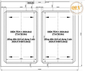Cho thuê nhà xưởng 3 tầng KCN Nhơn Trạch 18.144m²