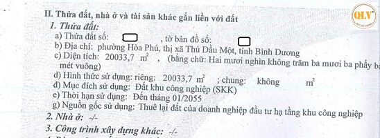 BÁN NHÀ XƯỞNG KCN VSIP II, 20.033m²