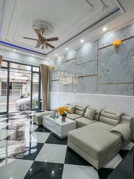 Bán nhà MẶT TIỀN, 1T3L đúc, sổ hoàn công. Gần cầu Gạch Ngỗng (Mậu Thân)