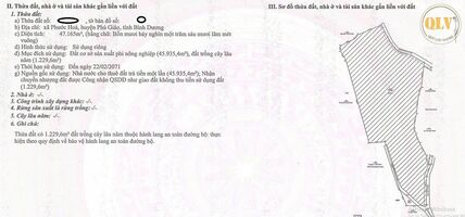 Bán đất trống - PHƯỚC HÒA, PHÚ GIÁO – 48.450 m²