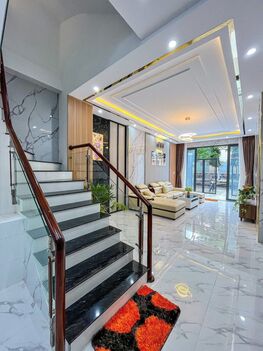 BÁN NHÀ 1T2L đúc - MẶT TIỀN - FULL NỘI THẤT, sổ hoàn công đầy đủ