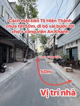 bán nhà mặt tiền khu dân cư thới nhựt, đường phạm thế hiện cần thơ, trệt lầu, cách chợ 50m, giá rẻ nhất khu 3 tỷ 50 triệu