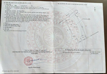 Bán thửa đất (bao gồm đất ở, đất cây lâu năm, đất cơ sở sản xuất) tại Xã Trường Thành, (Thới Lai cũ), TP. Cần Thơ.