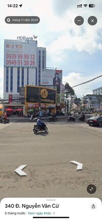 bán nhà mặt tiền đường nguyễn văn cừ thành phố cần thơ, ngang 6.7m cạnh góc, siêu đẹp, đang có hđ thuê giá 70 Tr/t