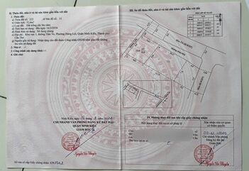 bán nền góc hẻm 216 đường tâm vu, gần chợ bờ kè, dtsd 178m2, góc ngang 7.5m