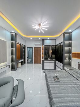 BÁN NHÀ 1T2L đúc, mới xây, Mặt Tiền (D7 - Hồng Loan). Vị trí đẹp, gần trục chính D1