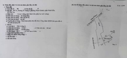 NHÀ KẾ CHỢ - XUÂN KHÁNH - ĐÃ HOÀN CÔNG (Nhà nằm ngay trung tâm - Ninh Kiều)