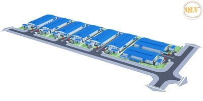 CHO THUÊ 8 NHÀ XƯỞNG ĐANG XÂY DỰNG TẠI KCN CHÂU ĐỨC, BR-VT 3.320m²