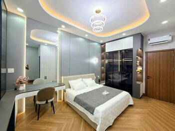 BÁN NHÀ 1T2L đúc, mới xây, Mặt Tiền (D7 - Hồng Loan). Vị trí đẹp, gần trục chính D1
