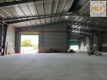 CHO THUÊ NHÀ XƯỞNG MỚI XÂY DẦU TIẾNG, BÌNH DƯƠNG – 2.300m²