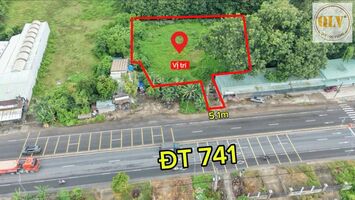 BÁN ĐẤT SKC MẶT TIỀN ĐT741, TÂN BÌNH, BẮC TÂN UYÊN, BÌNH DƯƠNG – 3.000m²