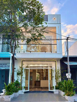 Nhà đẹp Cần Thơ – Nhà trệt lửng mới hoàn thiện KDC Hồng Loan 6A