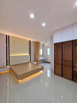 Nhà đẹp Cần Thơ – Nhà trệt lửng mới hoàn thiện KDC Hồng Loan 6A