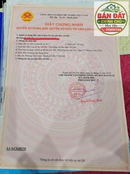 Chính chủ bán đất tại Tân Uyên TP.HCM