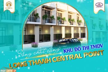 Nhà phố 1 trệt 1 lầu khu đô thị Long Thạnh Central point, giá chỉ từ 1,6 tỷ